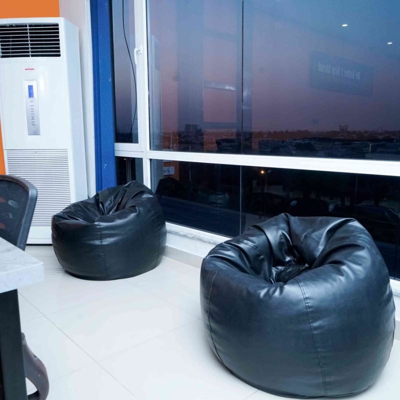 Relaxing Bean bags Co working space in lahore (4) be better